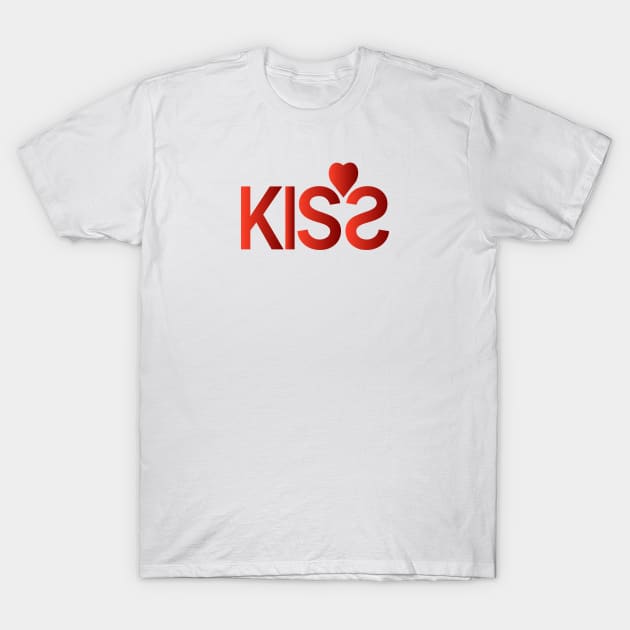 Hearth kiss T-Shirt by Grazia